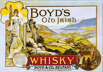 Boyd Old Irish Whisky Advertisement Poster