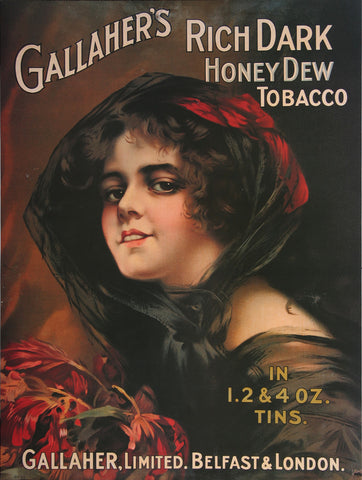 Gallaher Honey Dew Cigarette Poster