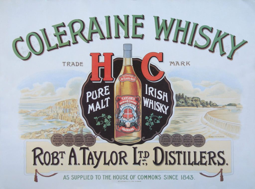Coleraine Whiskey Advertisement Poster