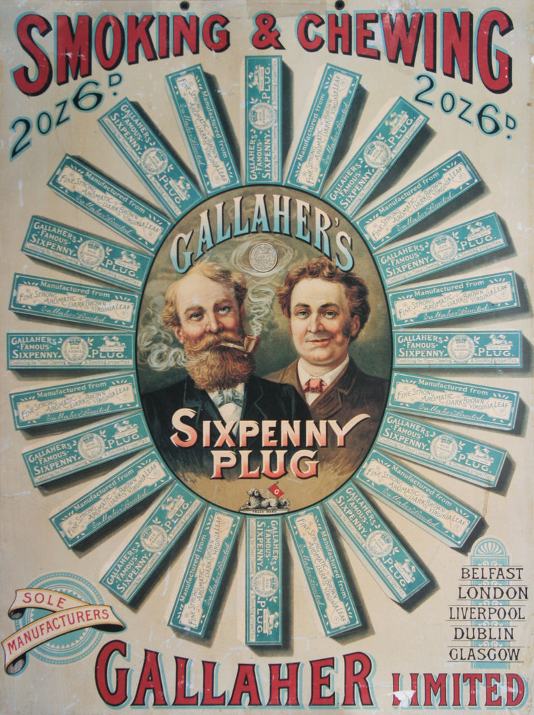Gallaher Sixpenny Plug smoking and chewing tobacco