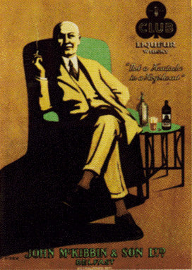 John McKibbin Club Liqueur Whisky Poster