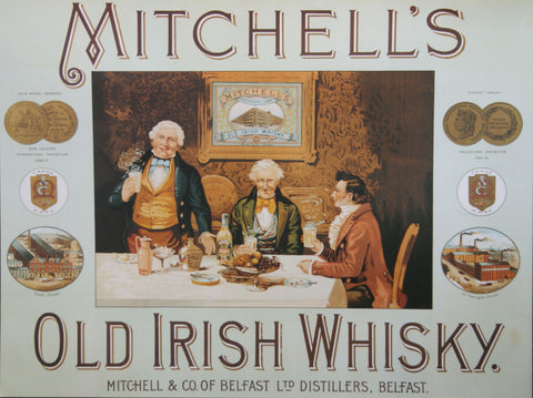 Mitchell Old Irish Whisky Poster