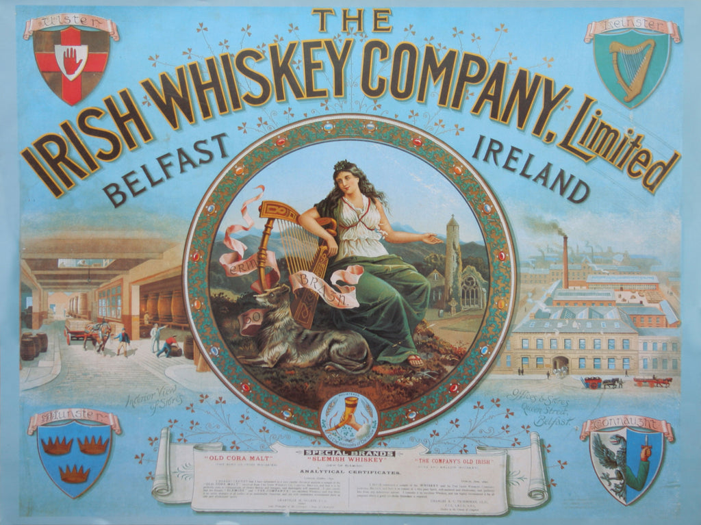 The Irish Whiskey Company Advertisement Poster